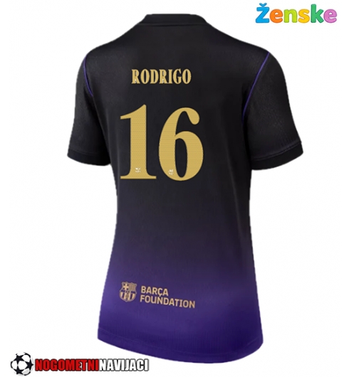 Ženske Nogometnih dresov Barcelona Rodri Hernandez #16 Gostujoči 2026-27 Kratki rokavi Ženske Nogometnih dresov Barcelona Rodri Hernandez #16 Gostujoči 2026-27 Kratki rokavi
